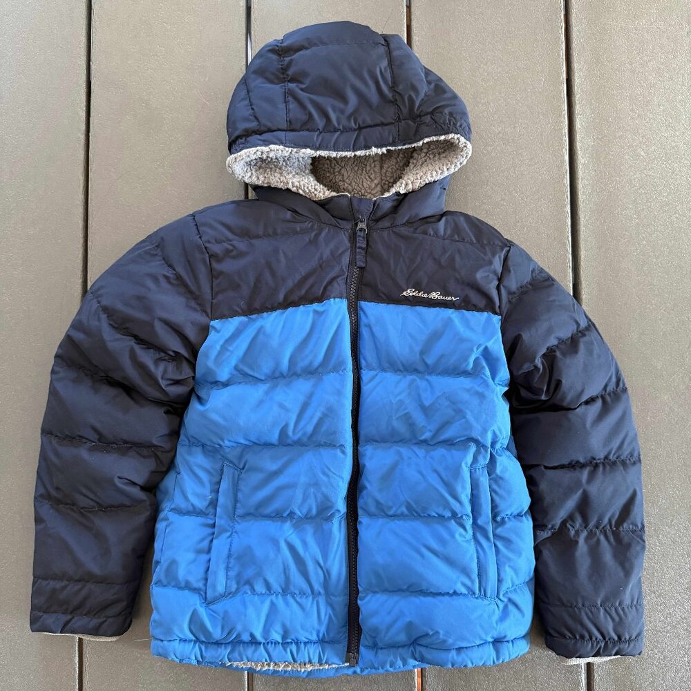Eddie Bauer Kids Boys Classic Down Hooded Jacket